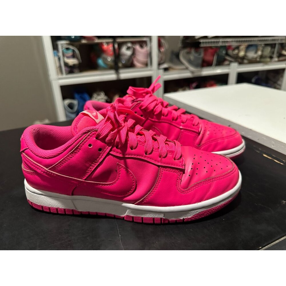 Nike Dunk Low 'Hyper Pink' White (DZ5196-600) Women's Size 7.5